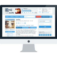 Indie Shuffle - Website and app design project - Indie Shuffle, Jason Grishkoff