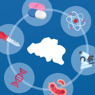 Incubateur de nouveaux vaccins et traitements - Key Figures 2019 - StudioTokyo / Pharma.be