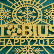 Tobius 2014 - Carte de vœux - Tobius