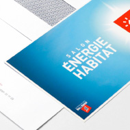Énergie & Habitat - Fair's identity, poster and flyers - Bois & Habitat