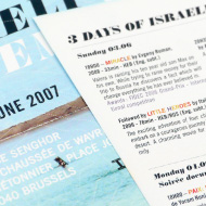 3 Days of Israeli Cinema - Festival poster, flyer & programm - IMAJ