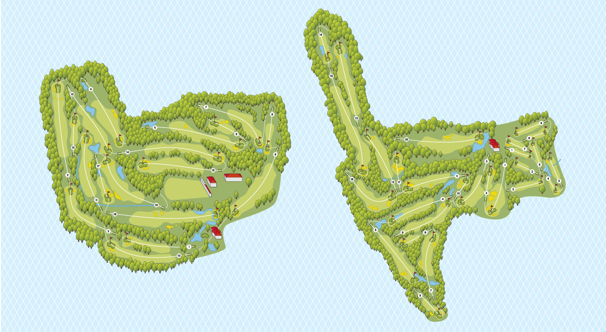 Golf map