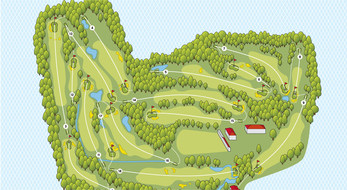 Golf map