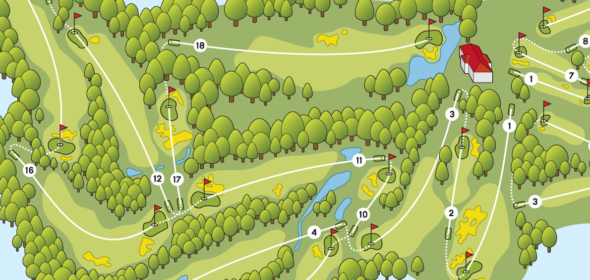 Golf map