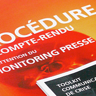 Toolkit Communication de Crise - Formulaire de procédure - Infrabel