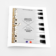 Récital Philippe Bernold & Claudia Bara - Affiche et programme du concert - Résidence de France à Bruxelles