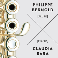 Récital Philippe Bernold & Claudia Bara - Affiche et programme du concert - Résidence de France à Bruxelles