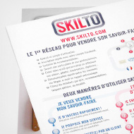 Skilto - Show me your skill! - Logo, poster and flyer - Skilto