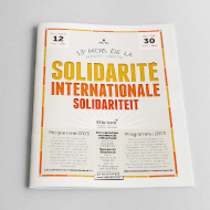 13ème Mois de la Solidarité Internationale - Festival programm - Commune d'Etterbeek